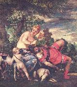 Paolo Veronese Venus und Adonis oil painting